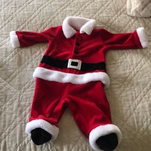 3 to 6 months Santa suit